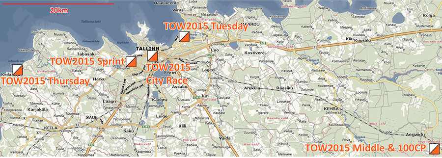 TOW 2015 locations